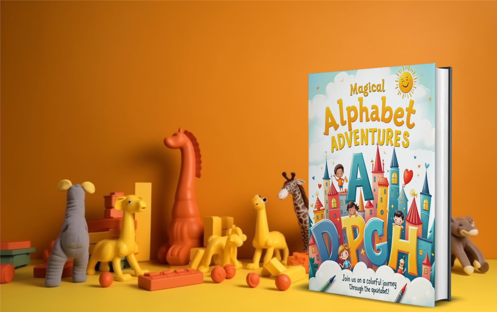 Magical Alphabet Colouring Book